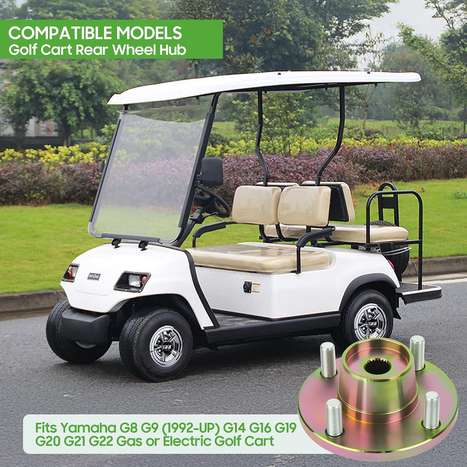 Golf Cart Rear Axle Hub