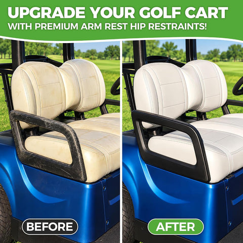 10L0L Golf Cart Armrest Hip Restraint Set for Yamaha Drive 2