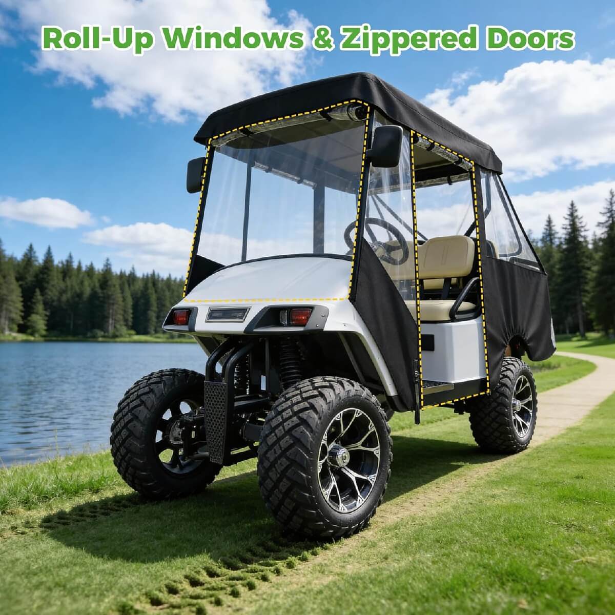 Roll-Up Windows & Zippered Doors