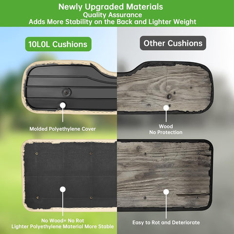 Golf Cart Flip Seat for Yamaha Club Car EZGO Back Seat