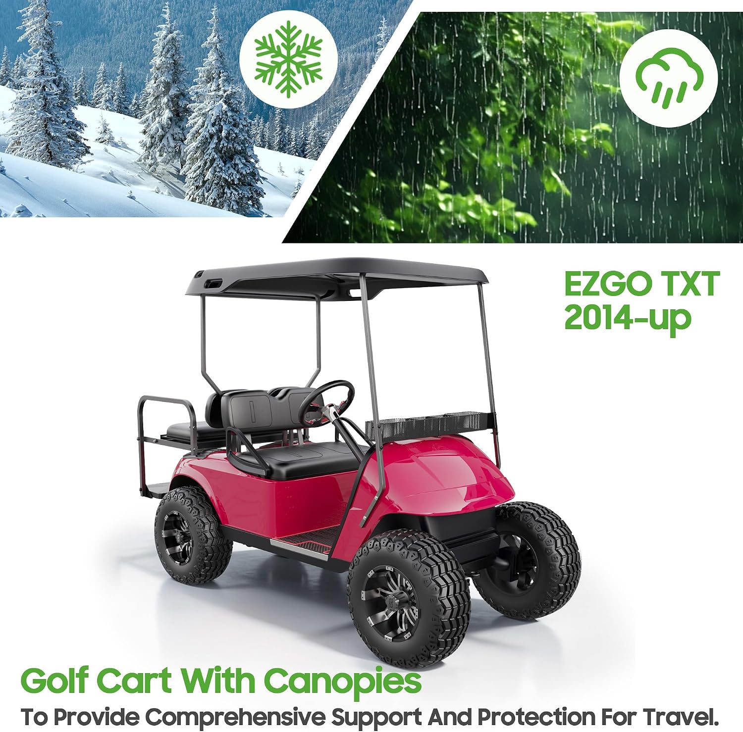 EZGO TXT Canopy Support Bracket