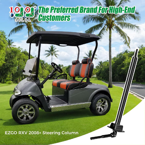 10L0L Golf Cart Steering Column Shaft Assembly for 2008-2019 EZGO RXV