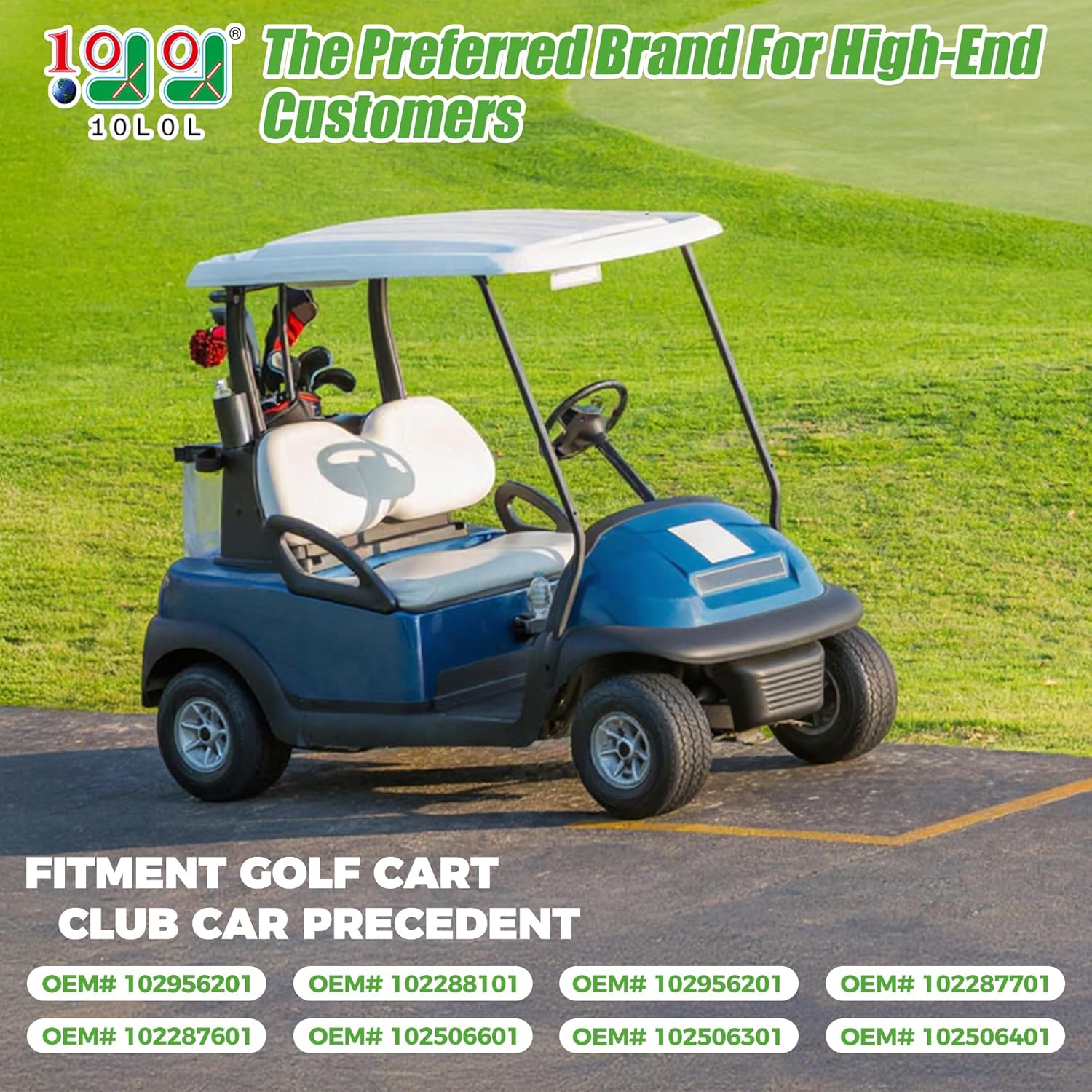10L0L Golf Cart Rear & Front Spring, A Arm Bushing Kit