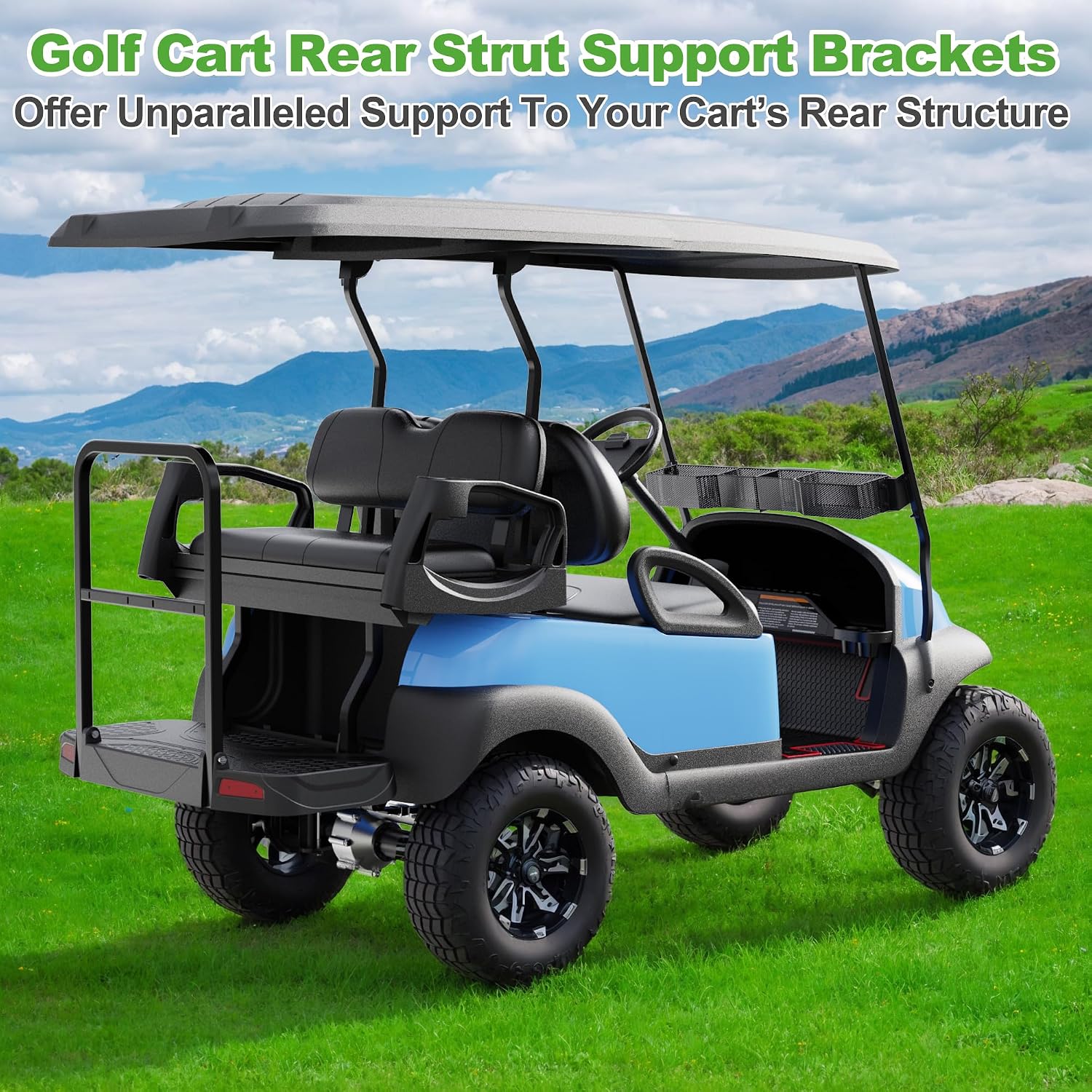 Golf Cart Rear Roof Support Brackets for Club Car Precedent