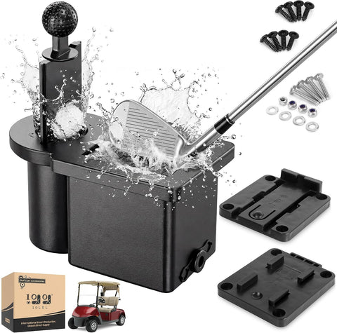 Black Golf Cart Ball Washer