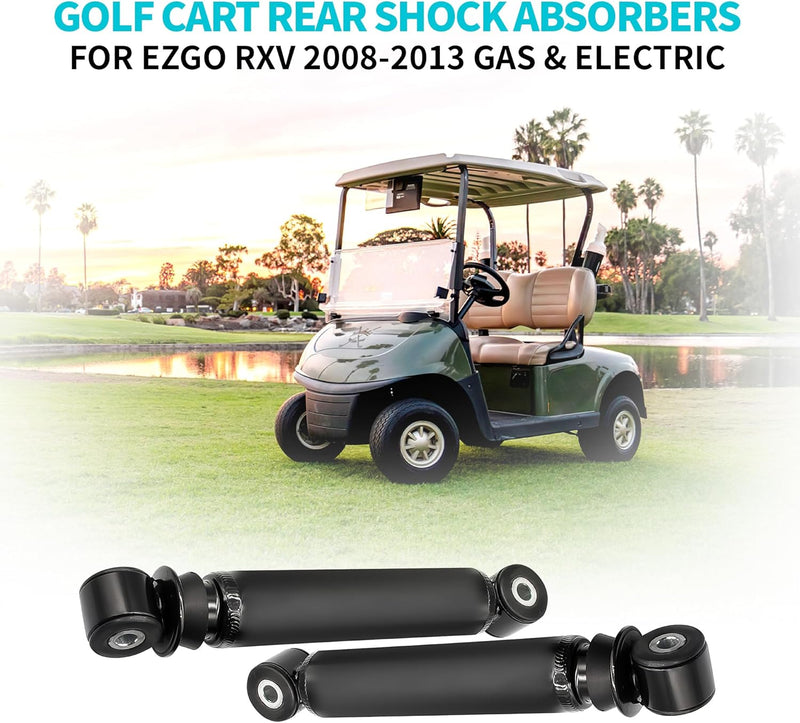 EZGO Golf Cart Rear Shocks for RXV 2008-2013 Gas & Electric, 2PCS