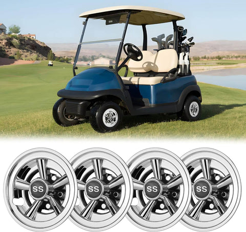10L0L Golf Cart Wheel Covers Hub Caps