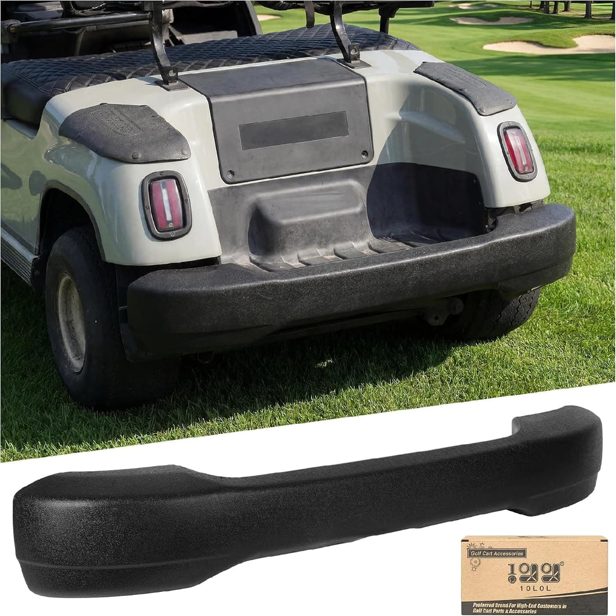 10L0L Rear Bumper Cover for Yamaha G14 G16 G19 G21 G22 Golf Carts