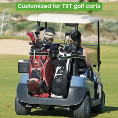 Golf Cart Bag Rack Assembly