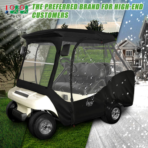10L0L 4 Passenger Golf Cart Enclosure for Club Car DS