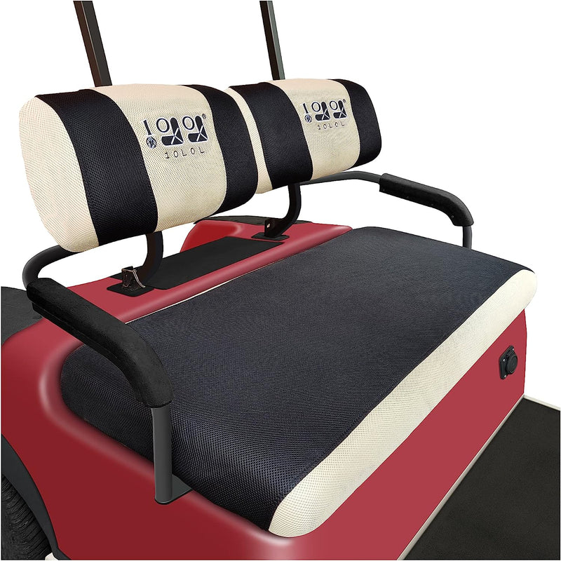 10L0L Universal Golf Cart Double Backrest Seat Cover