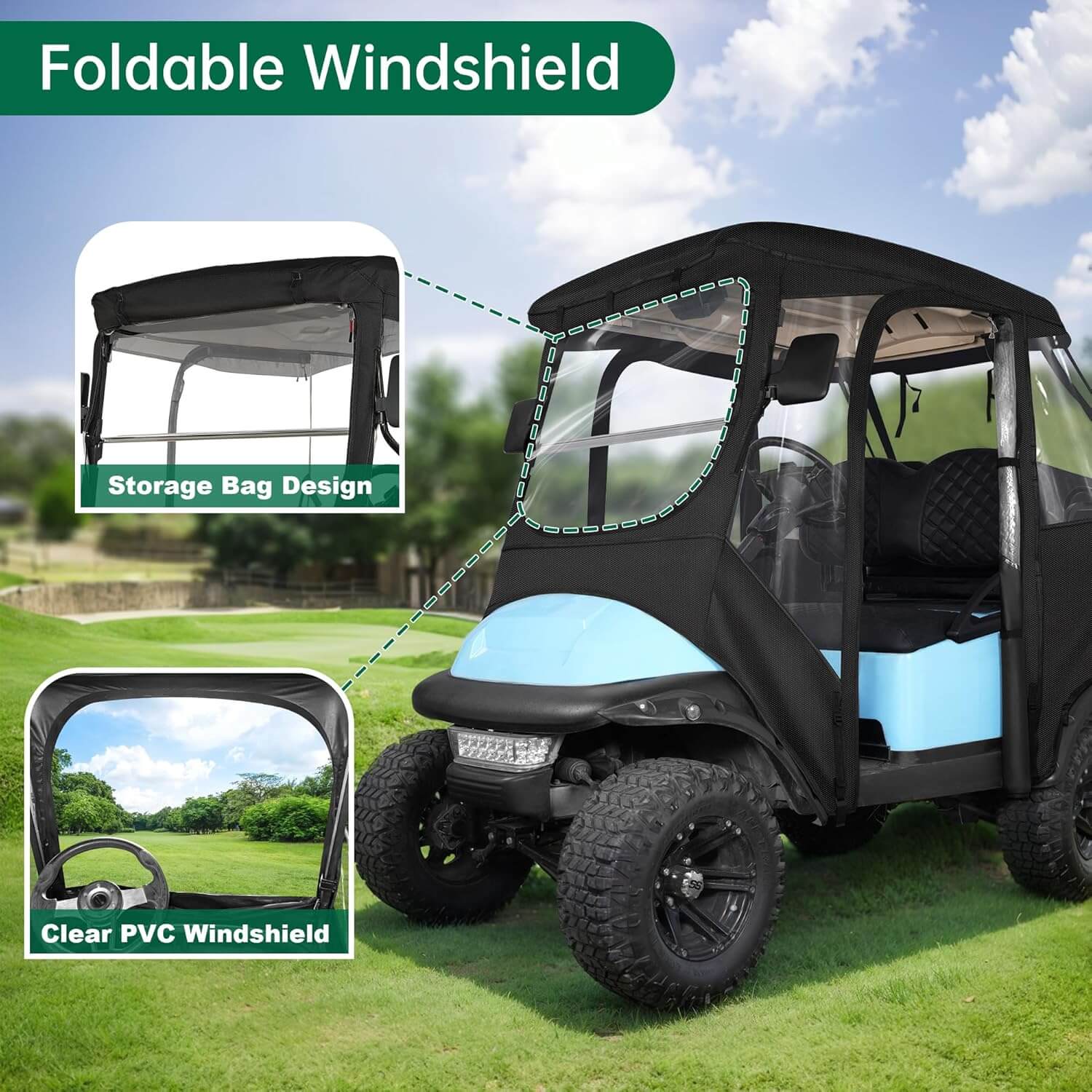 Foldable Windshield