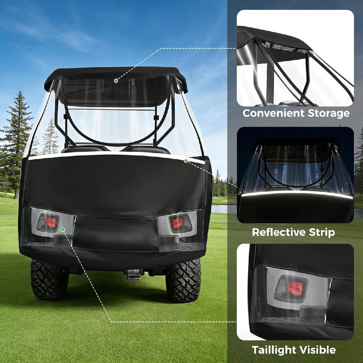 Deluxe Golf Cart Enclosure