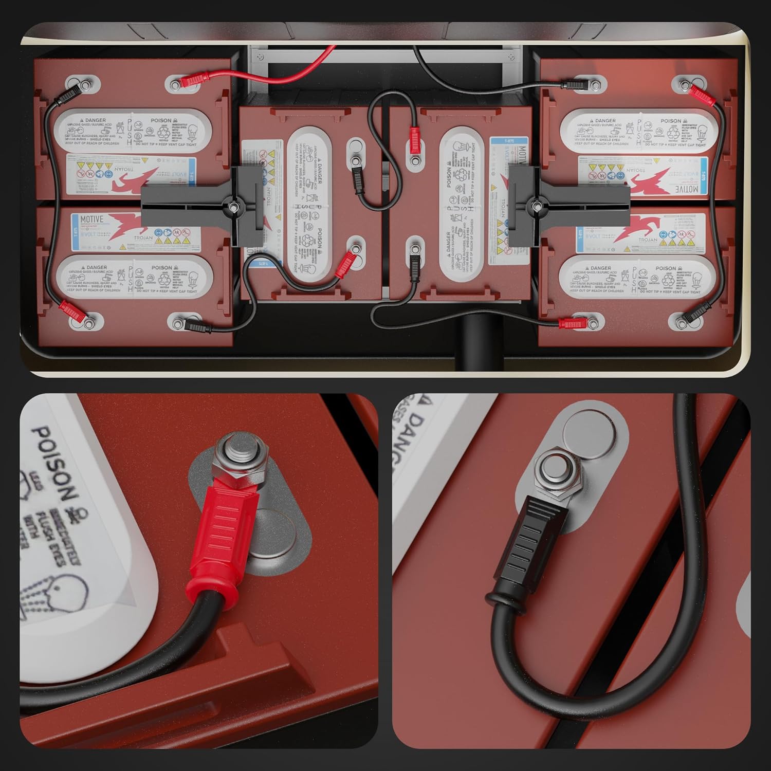 Golf Cart Battery Cables for EZGO TXT