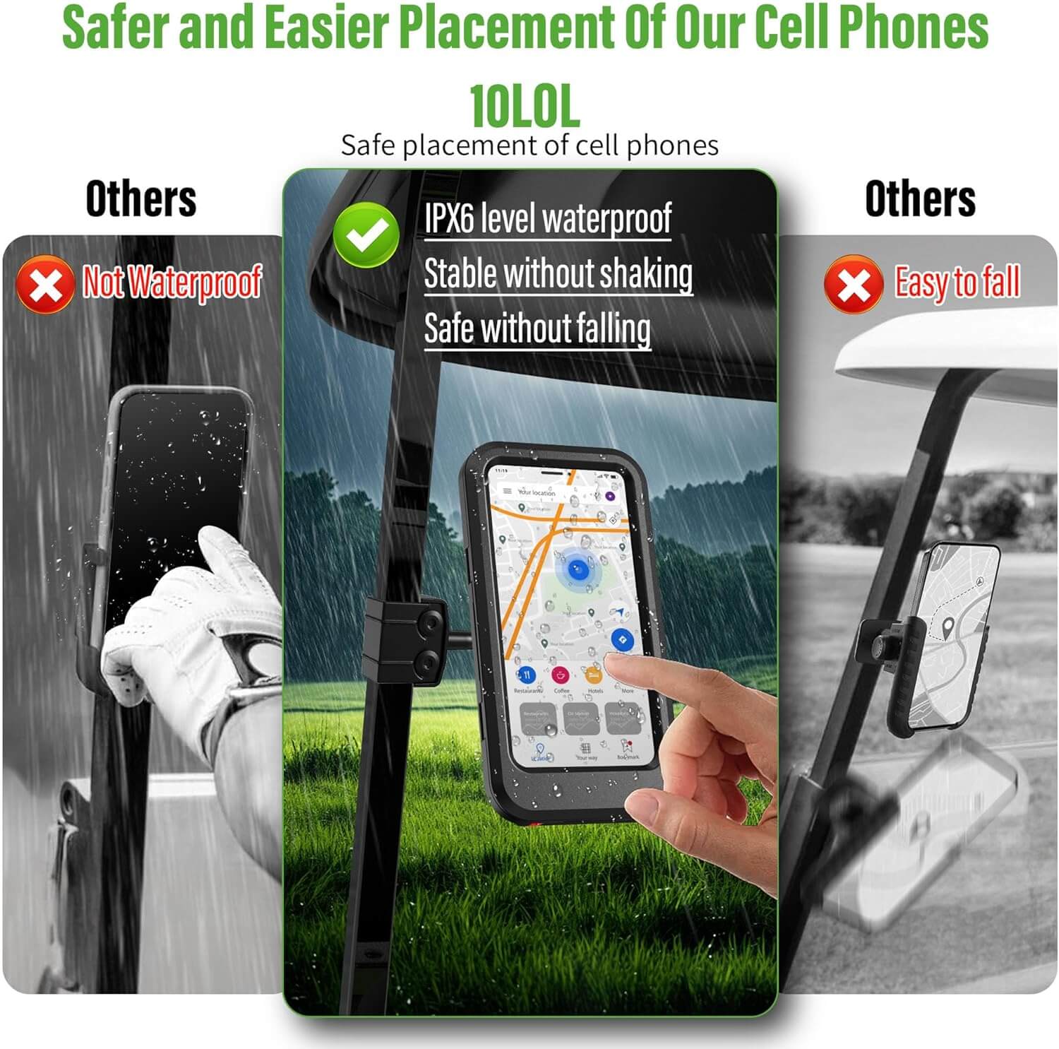 Safer and Easier Placement Of 0ur Cell Phones