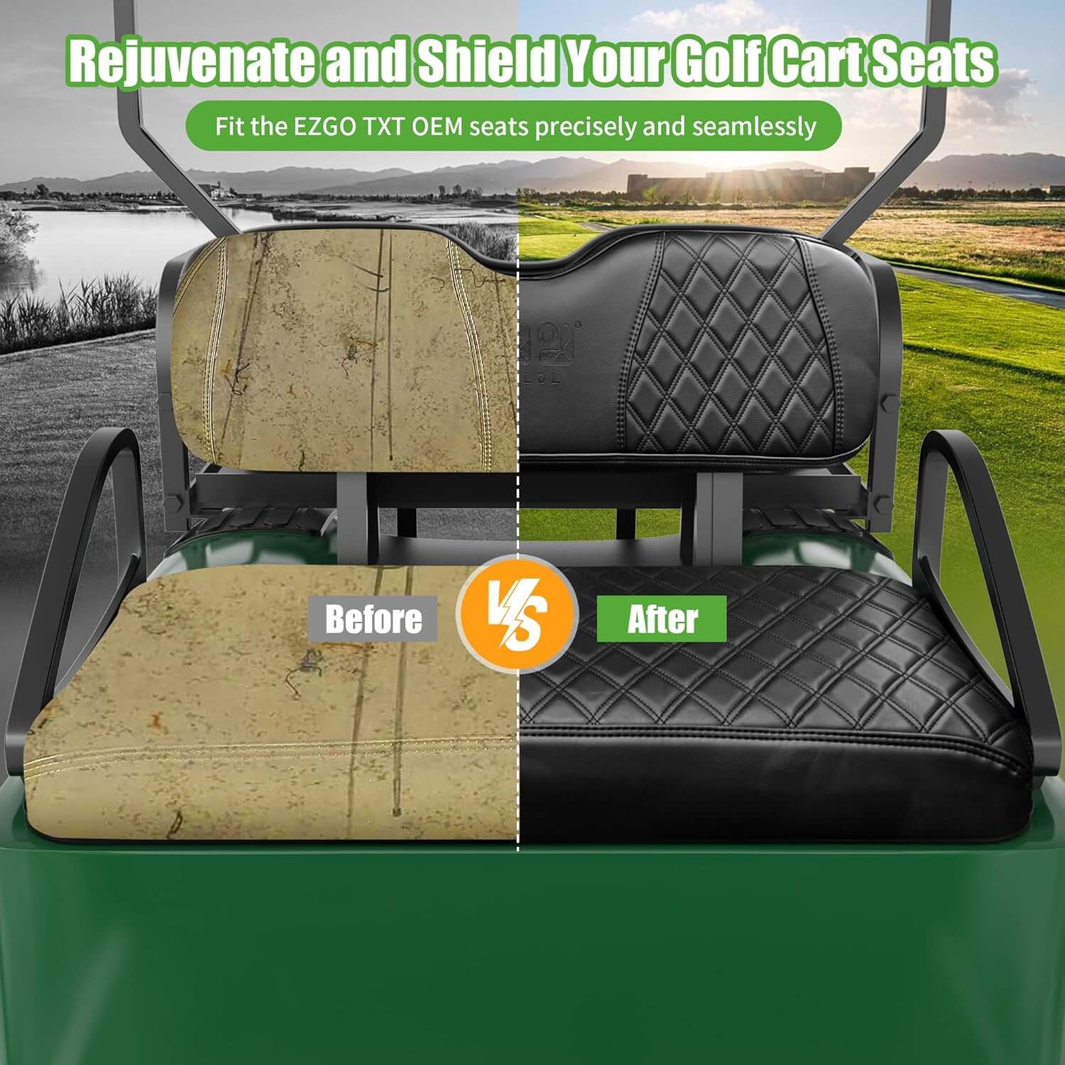 Rejuvenate and Shield Your Golf cart Seats