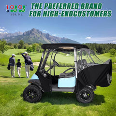 10L0L Simple Enclosure Golf Cart Rain Cover for Club Car Precedent