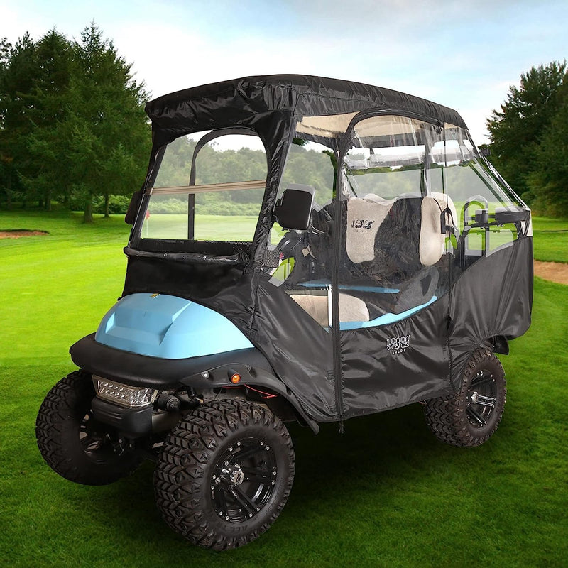 Golf Cart Enclosures for Club Car Precedent 4 Passenger & Extended Roof - 10L0L
