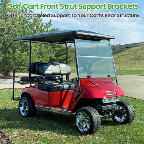 10L0L Heavy Duty Front Roof Strut Support Brackets for EZGO TXT