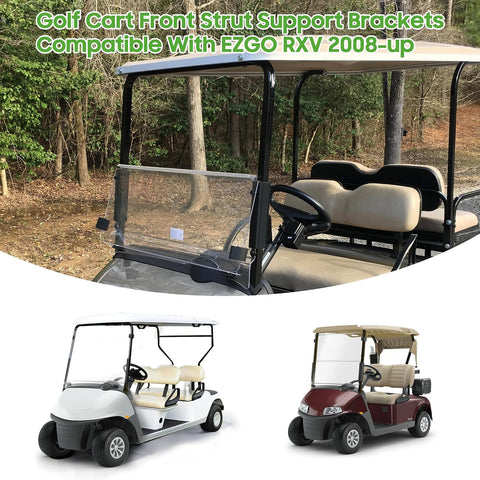 Golf Cart Front Roof Support Brackets