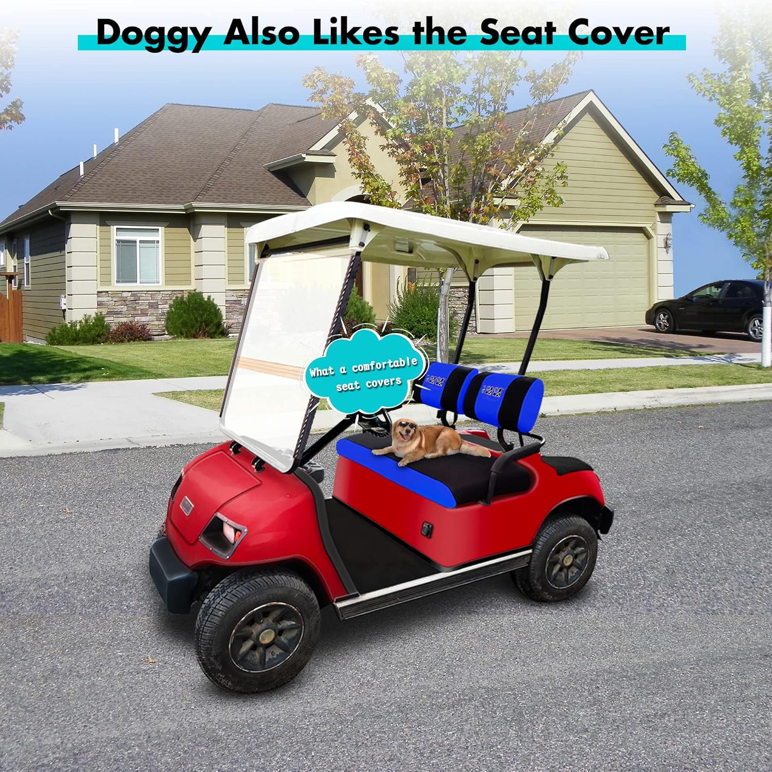 Golf Cart Seat Covers for Yamaha Club Car EZGO