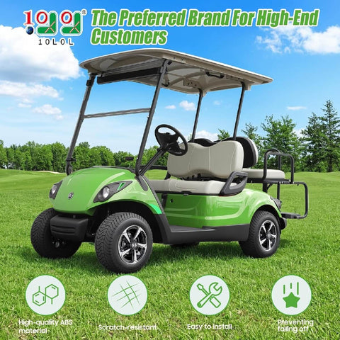 10L0L 8-Inch Golf Cart Blade Wheel Covers Hub Caps