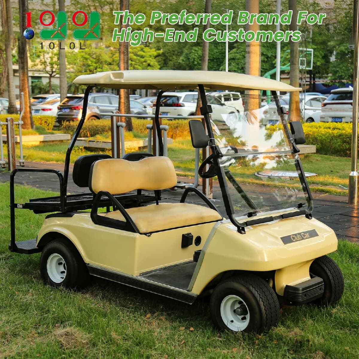 10L0L Golf Cart Windshield for Club Car DS