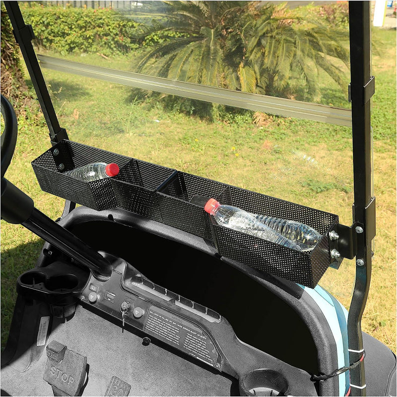 10L0L Golf Cart Inner Front Storage Basket for EZGO/Club Car/Yamaha Models