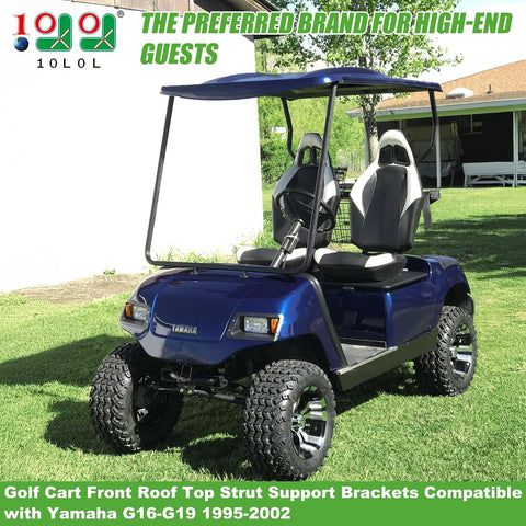 10L0L Golf Cart Front Roof Strut Brackets for Yamaha G16-G19