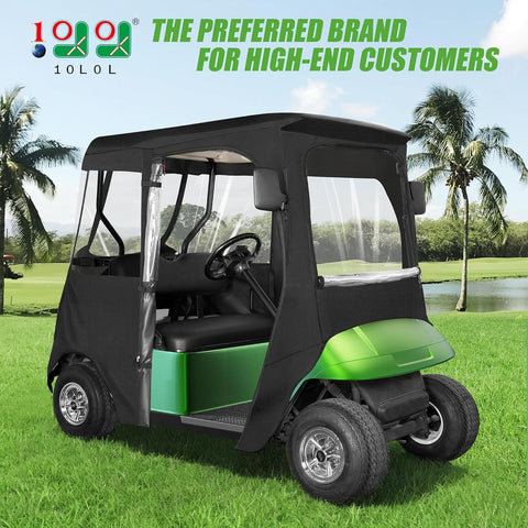 10L0L 2 Passenger Golf Cart Enclosure for EZGO TXT & RXV