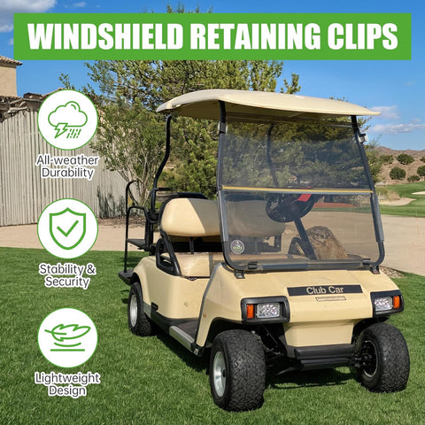 Golf Cart Windshield Retaining Clips Kit