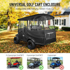 10L0L Universal Golf Cart Enclosure