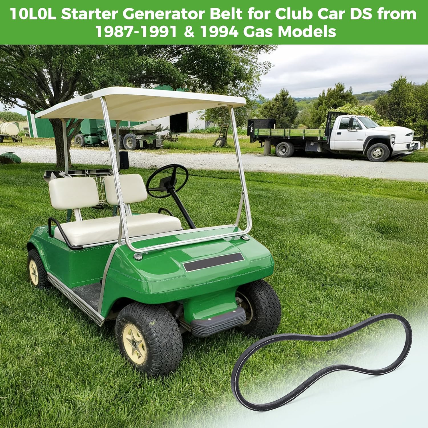 10L0L Golf Cart Starter Generator Belt