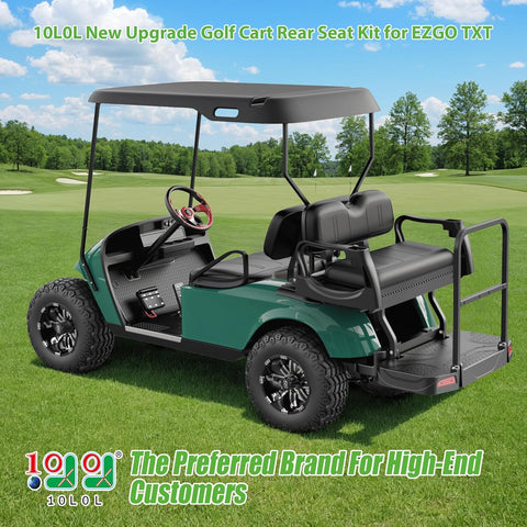 1 0L0L New Upgrade Golf Cart Rear Seat Kit for EZGO TXT