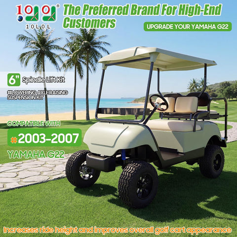 6 Inch Golf Cart A-Arm Lift Kit for Yamaha G22