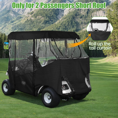 All-Weather Protection for Club Car & EZGO 2-Passenger Carts