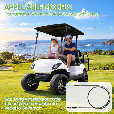 Gas Golf Carts Fits Yamaha G29 Drive 2012-2016