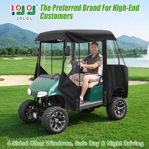 4-Side Clear Windows and Roll-up Doors