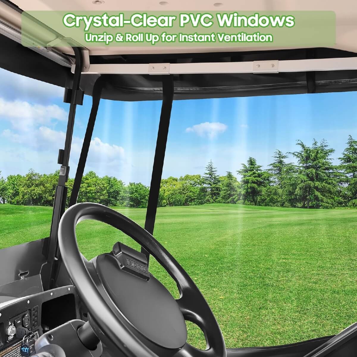 Crystal-Clear PVC Windows