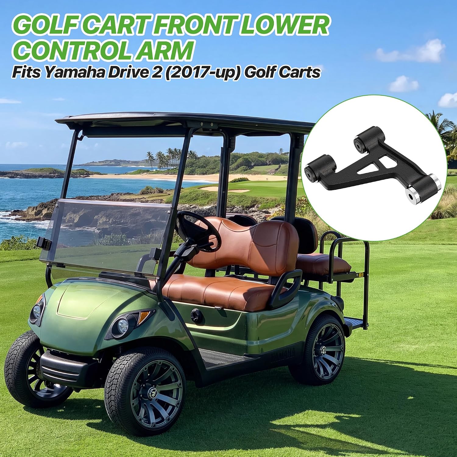 Golf Cart Front Lower Control A‑Arm Assembly