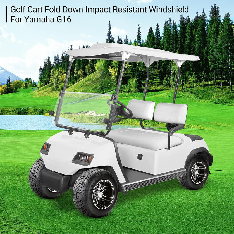 Suitable for Yamaha G14 G16 G19 G&E 1995-2003 golf cart folding windshield - 10L0L