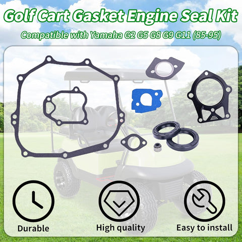 .50mm Oversized Piston & Gasket Kit For Yamaha Golf Cart G2 G5 G8 G9 G11 (1985-1995)