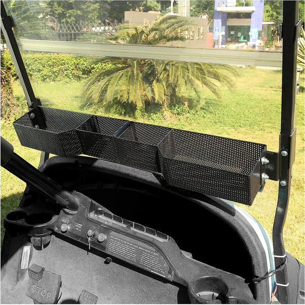 10L0L Golf Cart Inner Front Storage Basket for EZGO/Club Car/Yamaha Models