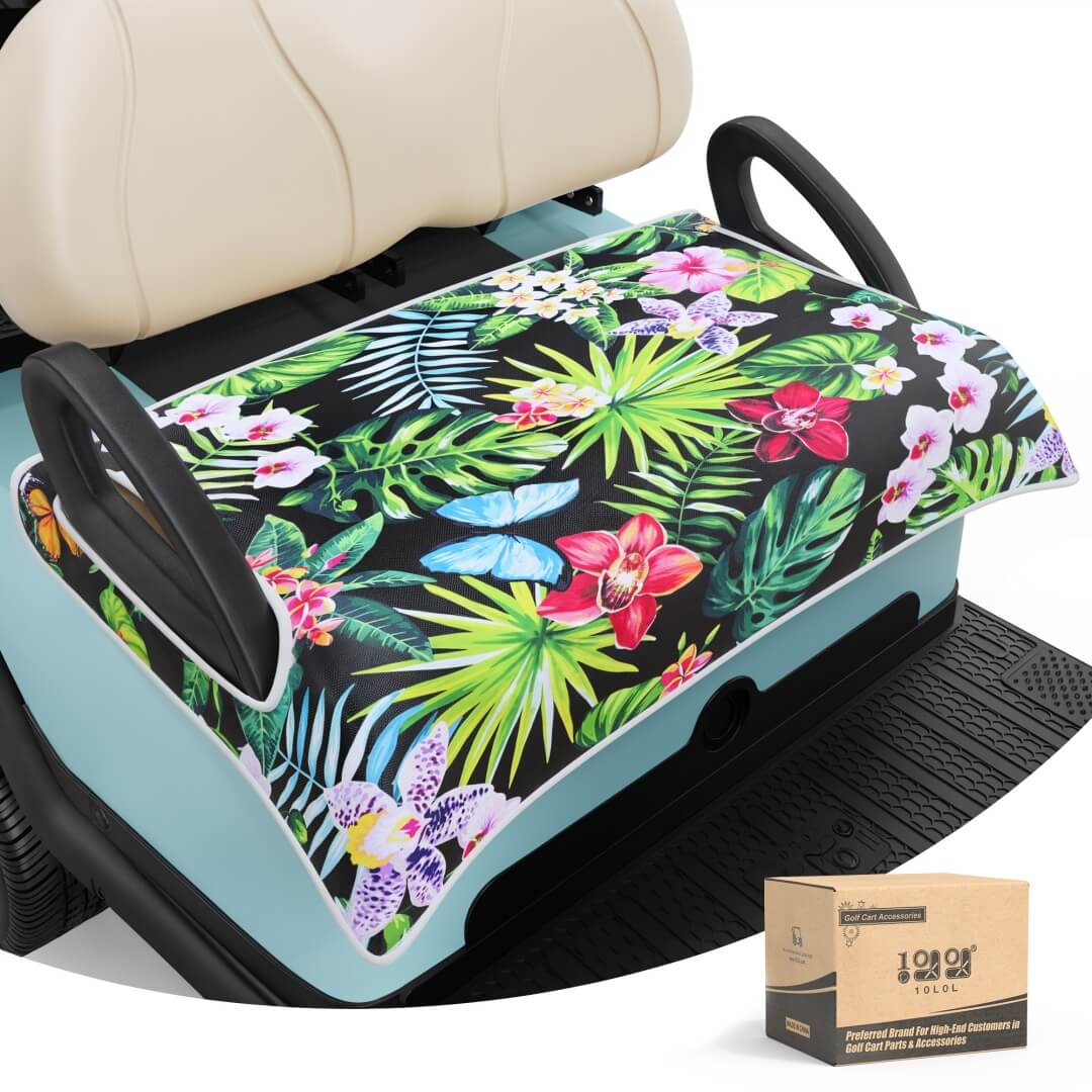 10L0L Golf Cart Seat Cover Blanket Banana Leaf C