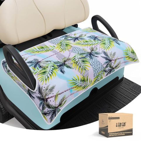 10L0L Golf Cart Seat Cover Blanket Banana Leaf D