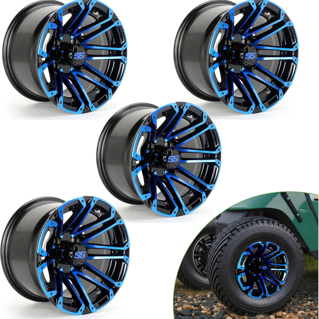 Golf Cart 14 Inch Rims Stylish Appearance Upgrade - 10L0L