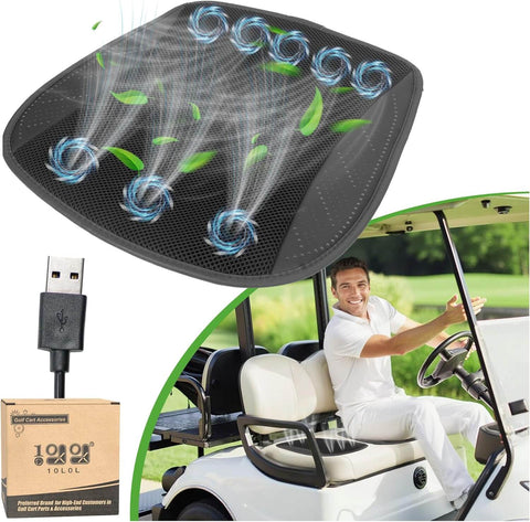 Black grey ventilated seat cushion