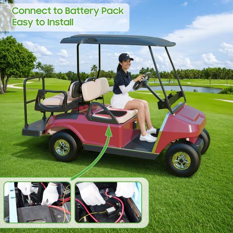 Connect to Battery Pack Easy to install