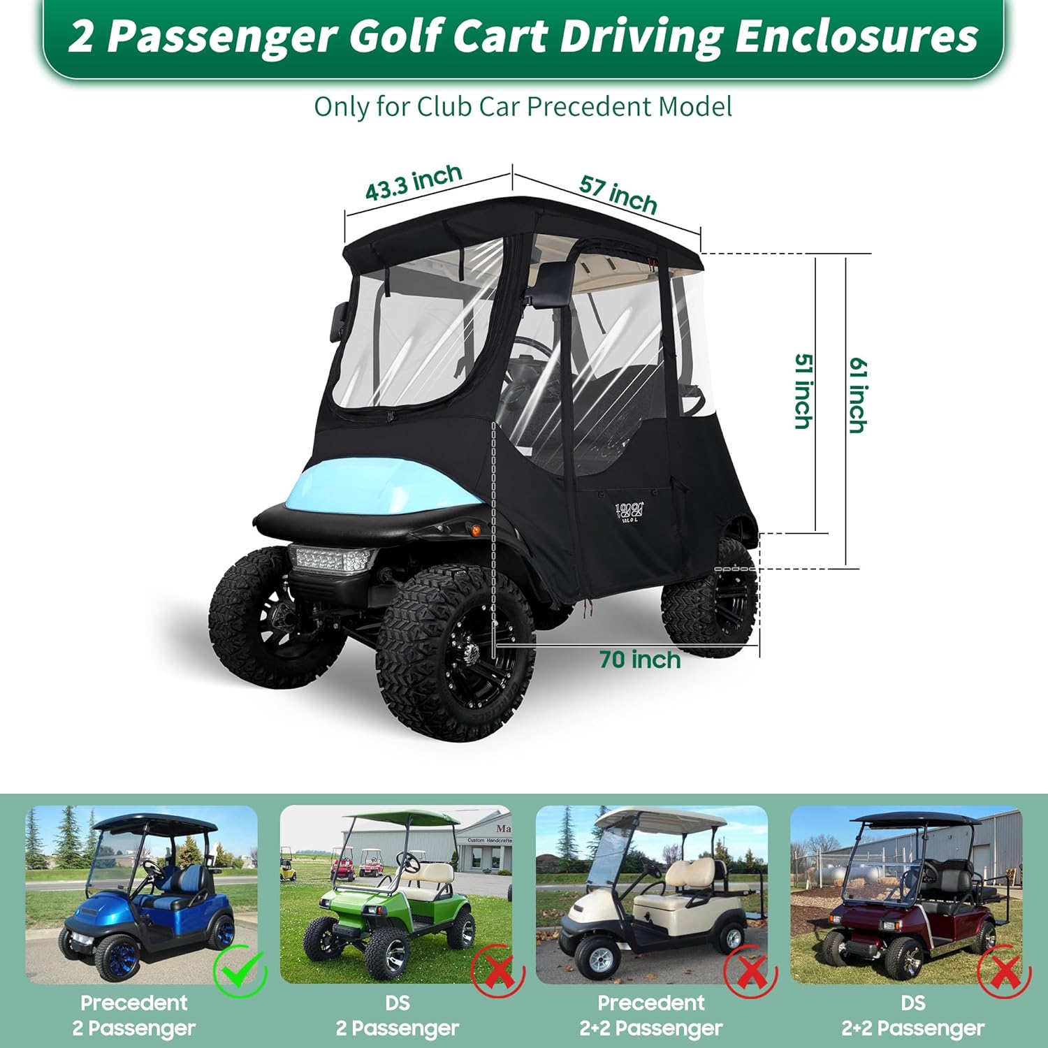 Club Car Precedent 2 Passengers