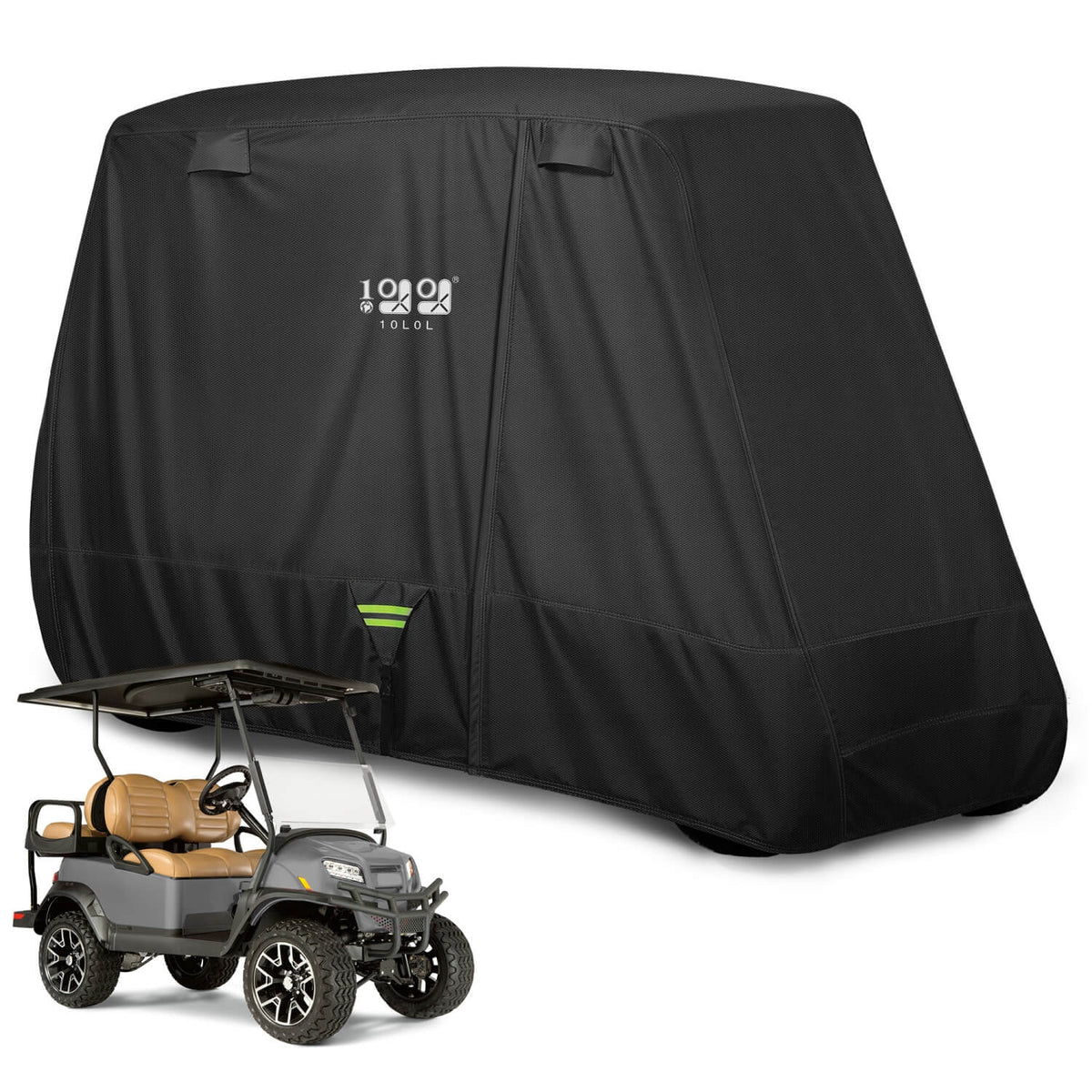 Black Golf Cart Cover